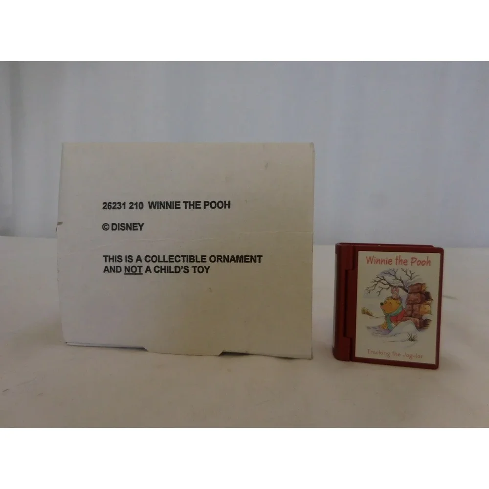 Grolier Disney Ornament Winnie the Pooh Hunny Pot The Pooh #4 Tracking The Jagul